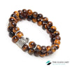 TCC™ Natural Tiger Eye Tortoise Dhan Laxmi Pair Bracelet